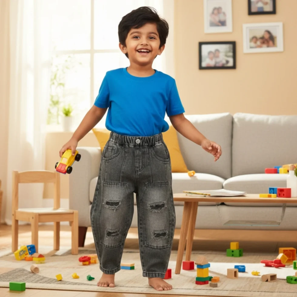 boys ripped jeans kids denim