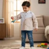 boys printed button up shirt for kids
