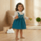 girls sleeveless pinafore dress