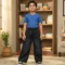 boys denim cargo jeans black loose fit